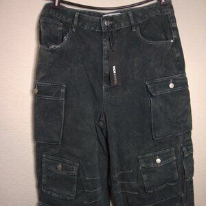 Fashion Nova Baggy Pass It Over Cargo Jeans